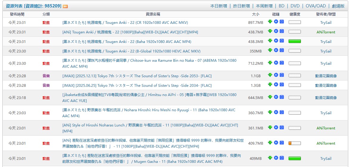 末日动漫资源库